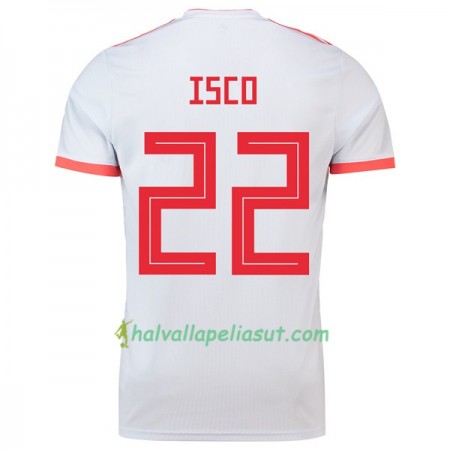 Jalkapallo Pelipaidat Espanja Isco 22 World Cup 2018 Vieraspaita